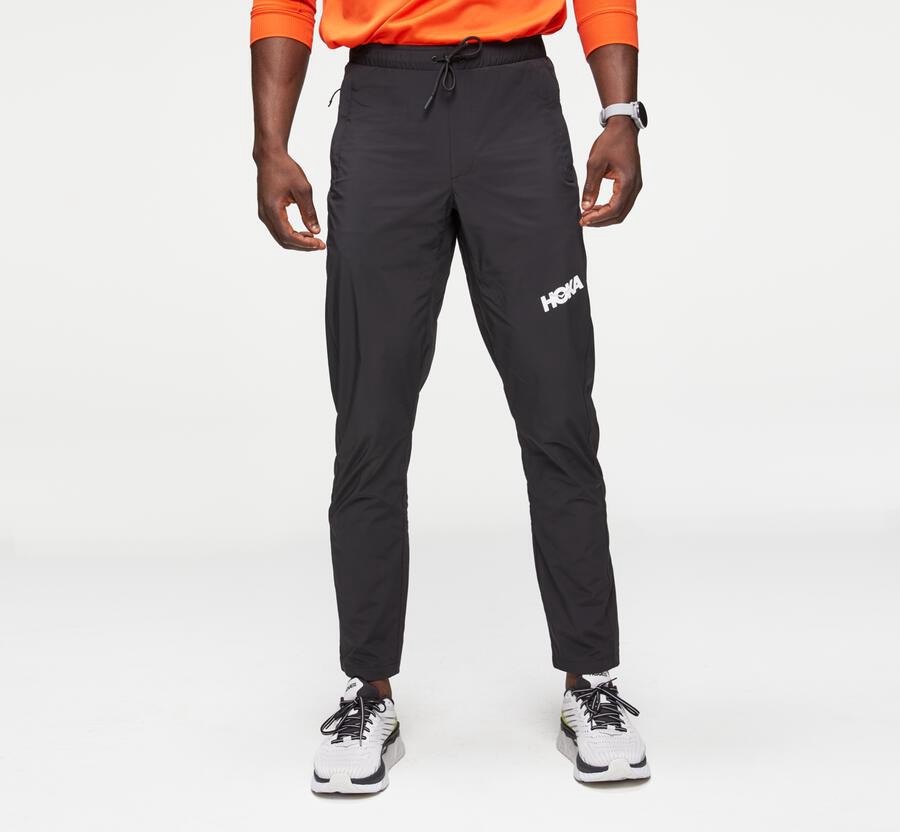 Hoka One One Mens Pants - Jogger - Black - WVJA58049